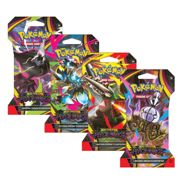 Pitch Black Sleeved boosterpack art - verschillende art